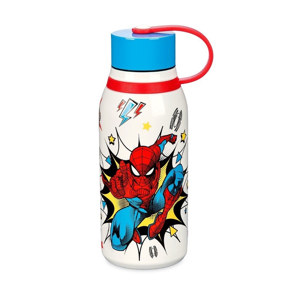 Marvel Spider-Man Stainless Steel Water Bottle 11oz with Lid Disney